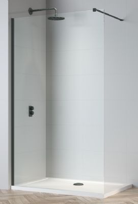 TAILORED T18 900mm GUNMETAL WETROOM PANEL, 7092
